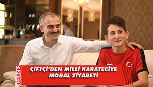 Milli karateciye moral ziyareti