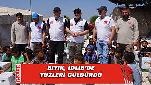 Muzaffer Bıyık’tan İdlib’e yardım eli