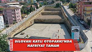 O projede hafriyat kazısı tamamlandı
