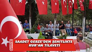 Saadet Gebze’den anlamlı program