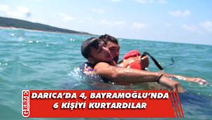 Sahillerde 2 haftada 164 kişi boğulmaktan kurtarıldı