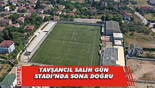 Salih Gün Stadı'nda çalışmalar büyük oranda tamamlandı
