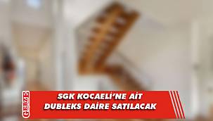 SGK Kocaeli’ne ait dubleks daire satılacak