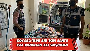 Taklit ambalajlarla paketlenen deterjanlara el konuldu