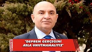 Tarhan, deprem hazırlıklarını dikkat çekti