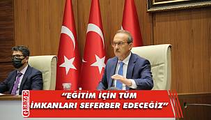 Vali Yavuz, eğitimcilerle bir araya geldi