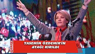 Yasemin Özdemir, talihsiz bir kaza geçirdi