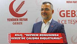 Yeniden Refah Gebze’den deprem açıklaması