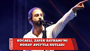 Zafer Bayramı'nda Koray Avcı coşkusu