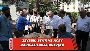 Zeybek, Bıyık ve Acay’la Darıca’yı gezdi