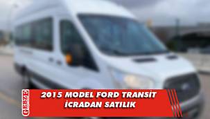 2015 model Ford Transit icradan satılık