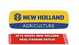 2016 model New Holland marka araç icradan satılık