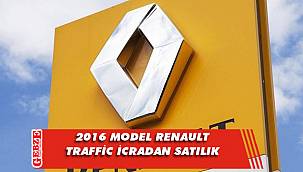 2016 model Renault Traffic icradan satılık