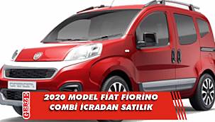 2020 model Fiat Fiorino Combi, icradan satılık