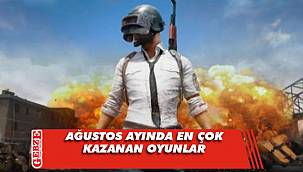 Ağustos ayında en çok kazanan oyunlar