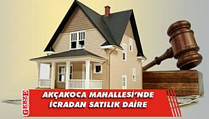 Akçakoca Mahallesi’nde icradan satılık daire