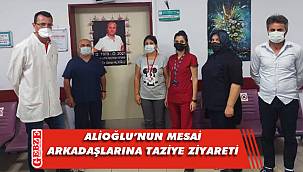 Alioğlu’nun mesai arkadaşlarına taziye ziyareti