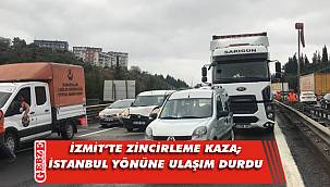 Anadolu Otoyolu'nda zincirleme kaza