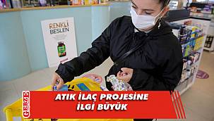 Atık ilaç toplama projesine ilgi büyük