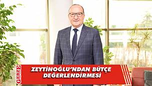 Ayhan Zeytinoğlu bütçe değerlendirmesi yaptı