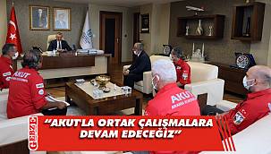 Büyükakın, AKUT heyetini konuk etti