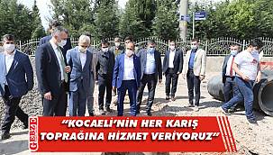 Büyükakın, İSU'nun çalışmalarını yerinde gözlemledi