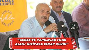 Büyükgöz’den fuar alanı açıklaması