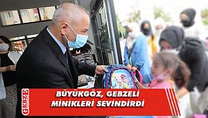 Büyükgöz’den Gebzeli miniklere okul hediyesi