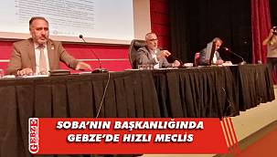 Büyükgöz’ün yokluğunda meclise Soba başkanlık etti