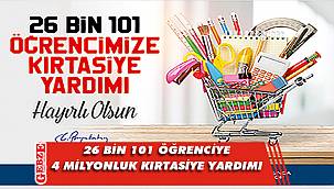 Büyükşehir'den 4 milyon TL'lik kırtasiye yardımı