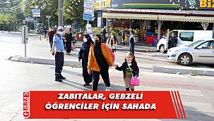 Büyükşehir zabıtası okul önlerinde görevde
