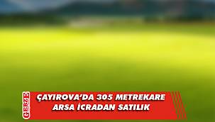Çayırova’da 305 metrekare arsa icradan satılık