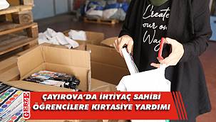 Çayırova'da ihtiyaç sahibi öğrencilere önemli destek