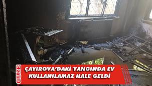 Çayırova'daki dairede korkutan yangın