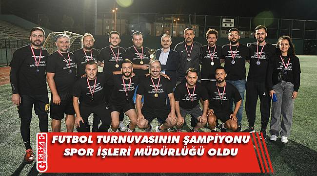 Çayırova'daki turnuvanın şampiyonu belli oldu