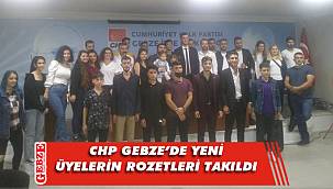 CHP Gebze’de yeni üye heyecanı