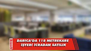 Darıca’da 118 metrekare işyeri icradan satılık