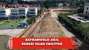 Darıca'da dere ıslahı çalışması yapılıyor