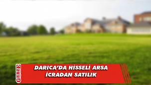 Darıca’da hisseli arsa icradan satılık