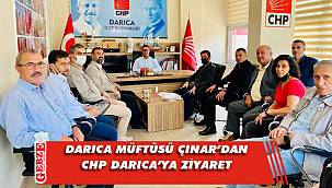 Darıca Müftüsü Çınar, CHP Darıca'ya gitti