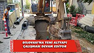 Dilovası'nda altyapı çalışmaları tam gaz sürüyor
