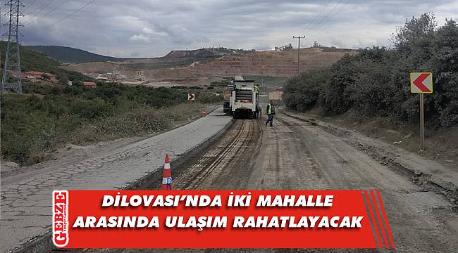 Dilovası'nda iki mahalle arasında yoğun çalışma