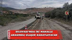 Dilovası'nda iki mahalle arasında yoğun çalışma