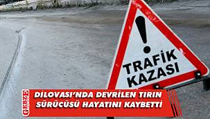 Dilovası'nda tır devrildi; 1 ölü