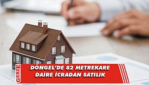 Döngel’de 82 metrekare daire icradan satılık