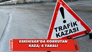 Eskihisar’da otomobille TIR çarpıştı; 4 yaralı