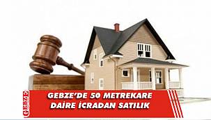 Gebze'de 50 metrekare daire icradan satılık