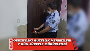 Gebze’de broşür zorbalığı yapan merkezlere mühür