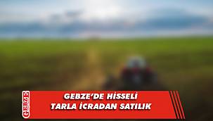 Gebze’de hisseli tarla icradan satılık