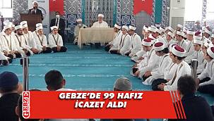 Gebze'de icazet töreni